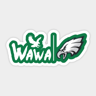 Wawa Go Birds Philadelphia Eagles Logo Sticker